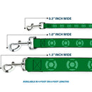 Dog Leash - Green Lantern Logo Weathered Greens