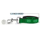 Dog Leash - Green Lantern Logo Weathered Greens
