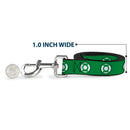 Dog Leash - Green Lantern Logo2 Green/Black/Green/White
