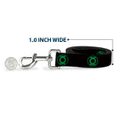 Dog Leash - DC League of Super-Pets Green Lantern Logo Black/Green