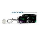 Dog Leash - Joker DIE LAUGHING! HAHA Black/Purple/Green