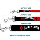 Dog Leash - HARLEY QUINN/Diamonds Black/Red/White
