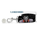 Dog Leash - Joker BRILLIANTLY TWISTED PSYCHO 2-Poses/Cards Black/Grays