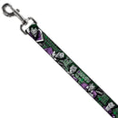 Dog Leash - The Joker 4-Poses/Joker Card HAHA/Smile/BANG! Grays/Greens/Purples