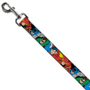 Dog Leash - Justice League Superheroes CLOSE-UP New