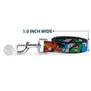 Dog Leash - Justice League Superheroes CLOSE-UP New