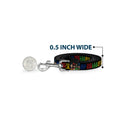 Dog Leash - JUSTICE LEAGUE OF AMERICA w/Superhero Blocks Black/Multi Color