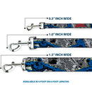 Dog Leash - BLACK PANTHER Action Poses/Stacked Comics Grays/Yellow/Blue/Red