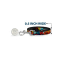 Dog Leash - 4-Superhero Action Poses/Comic Scenes White/Black/Full Color Splatter