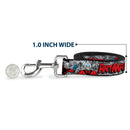 Dog Leash - Classic ANT-MAN 3-Poses/Comic Stacked Grays/Black/Red