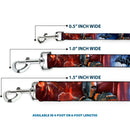 Dog Leash - DEATHSTROKE Pose/BATMAN ARKHAM ORIGINS Logo