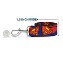 Dog Leash - Superman Shield w/Cape