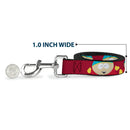 Dog Leash - South Park Cartman Expressions Red
