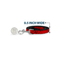 Dog Leash - Spiderweb Red/Black
