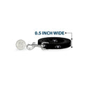 Dog Leash - Spider Logo3 Black/White