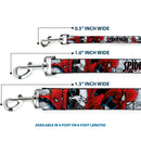 Dog Leash - SPIDER-MAN Action Poses/Comic Scenes White/Black/Red