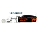 Dog Leash - Loki Series TVA TIME VARIANCE AUTHORITY Text Black/Orange