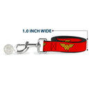 Dog Leash - Wonder Woman Logo Red