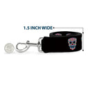 Dog Leash - Wonder Woman Floral Skull Black/Multi Pastel