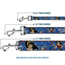 Dog Leash - WONDER WOMAN/Bombshell Pose Blue/Red/White