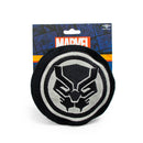 Dog Toy Squeaky Plush - Black Panther Icon Black Silver