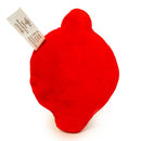 Dog Toy Squeaky Plush - Flash Icon Red White Yellow