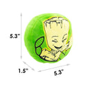 Dog Toy Squeaky Plush - Groot Happy Pose Leaves Greens Browns