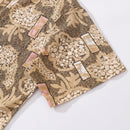 Men's Hawaiian Shirt Good Fortune Has Come Cotton Button-down Short Sleeve Aloha Shirt