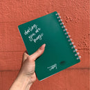 Darling You Are Magic Woman Power Spiral Notebook | Feminist Metallic Gift Journal