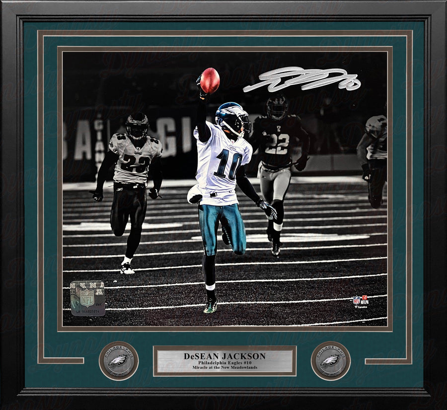 DeSean Jackson Miracle at the New Meadowlands Philadelphia Eagles Autographed 11