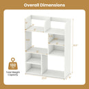 Desktop Display Rack with 8 Open Cubes for Home Office