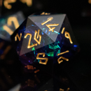 Disenchanted Sharp-Edged Resin Dice Set