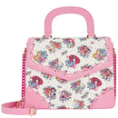 Disney Princess Floral Tattoo Pattern Crossbody Bag by Loungefly