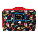 Disney Classic Mickey Mouse & Friends Cutout Wallet by Loungefly