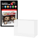 Pop Protector for 2 Pack Brie & Nikki Bella Twins Red Uniform Funko Pop