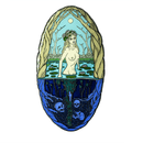 Rusalka Enamel Pin - "Diurne"