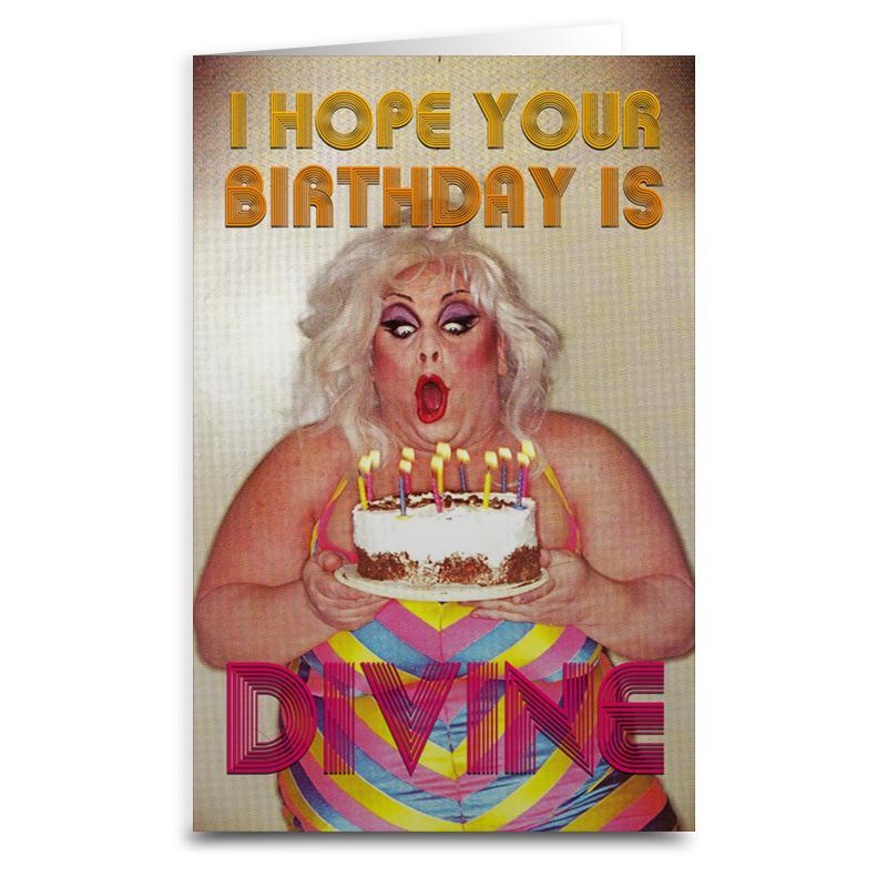 This is Just a Divine Birthday Greeting Card