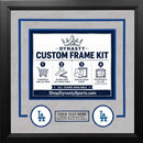 Los Angeles Dodgers Custom MLB Baseball 16x20 Picture Frame Kit (Multiple Colors)