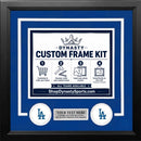 Los Angeles Dodgers Custom MLB Baseball 8x10 Picture Frame Kit (Multiple Colors)