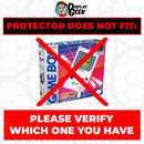 Acrylic Case for Nintendo Game Boy Original Video Game Console Box, 4mm thick, UV Resistant & Magnetic Slide Bottom