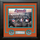 Miami Dolphins Custom NFL Football 8x10 Picture Frame Kit (Multiple Colors)