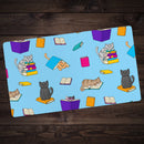 Book Cats Pattern Playmat