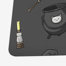 Cat Witch Pattern Playmat