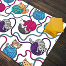 Cats And Yarn Playmat