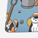 Garden Cats Playmat