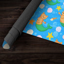 Mermaid Cats and Sea Shells Playmat