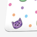 Rainbow Cat Heads Playmat