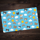 Sunshine Rainbow Cat Heads Playmat