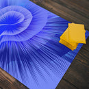 Blue Fractal Playmat
