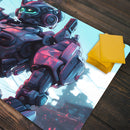 Neon Anime Character Playmat